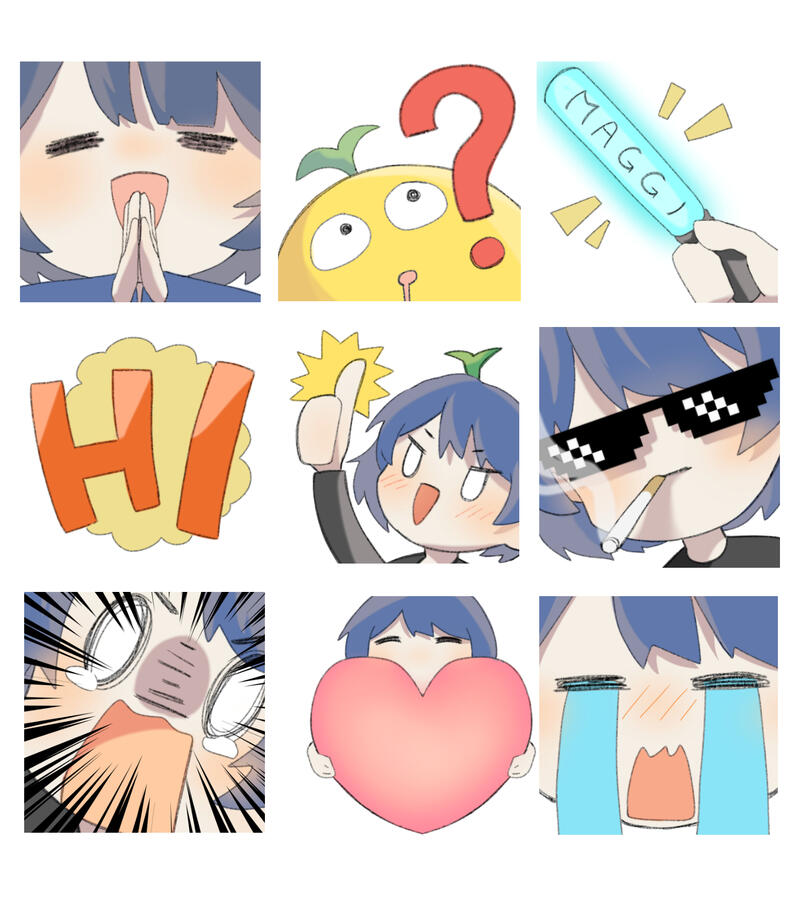 △Emotes x9
