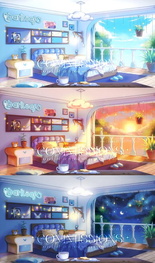 △Vtuber Background (Twitter@bariloaf)